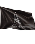 3' x 5' Space Force Flag - Black - Nylon