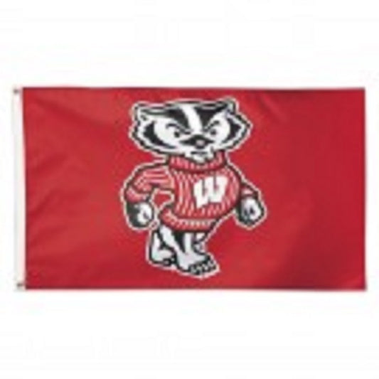 Bucky Badger Flag