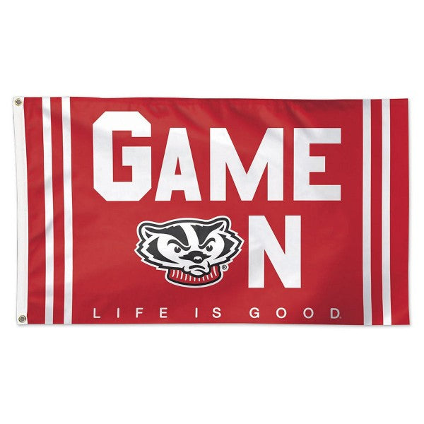 Badgers "Game On" Flag