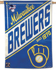 Brewers Cooperstown Banner Flag