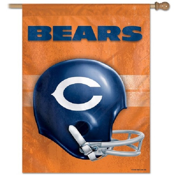 Chicago Bears Helmet Banner Flag