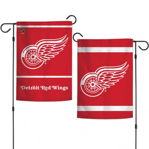 Detroit Red Wing Garden Flag