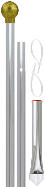 Display Pole Set w/ Lawn Socket