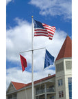 20' Nautical Flagpole w/ Yardarm