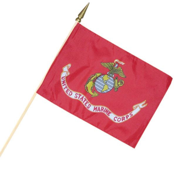 Marine Corps. Mounted Flag