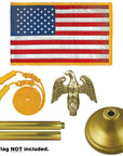 Deluxe Indoor/Parade Flag Set (w/o Flag)