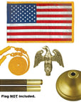 Deluxe Indoor/Parade Flag Set (w/o Flag)