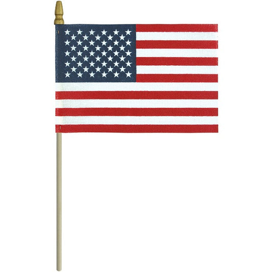 USA Stick Flag (No Fray)