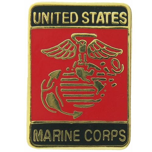 U.S. Marine Corps. Rectangle Pin