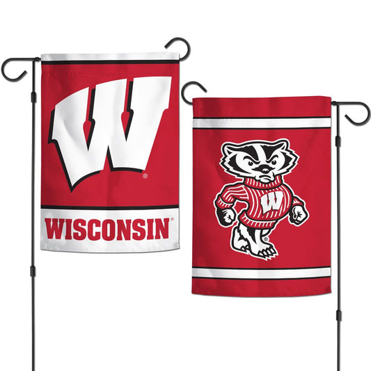 Wisconsin Badgers Garden Flag