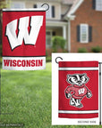 Wisconsin Badgers Garden Flag