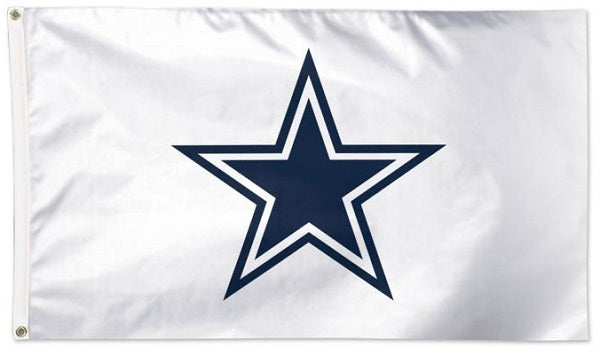 Dallas Cowboys Star Flag (White)