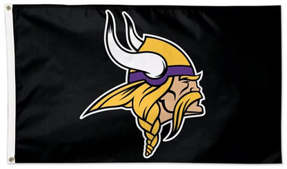 Minnesota Vikings Flag (Black)