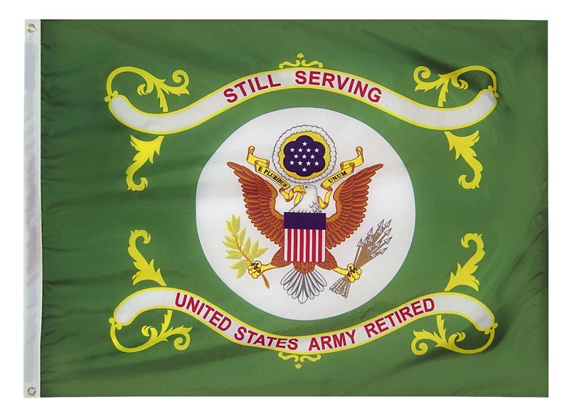 Army Retired Flag