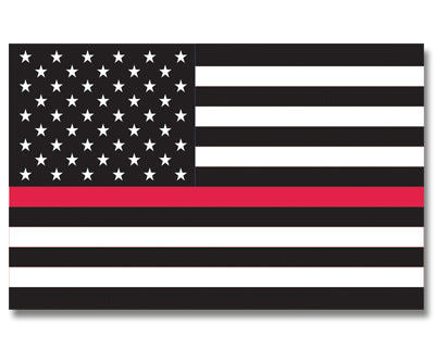 Thin Red Line U.S.A Flag