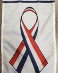 RWB Ribbon Garden Flag