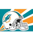 Miami Dolphins Helmet Flag