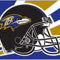 Baltimore Ravens Helmet Flag
