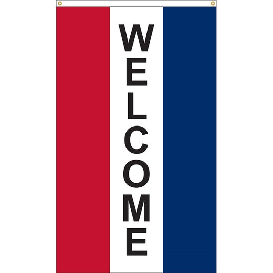 Welcome Flag (Vertical)