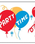 Party Time Balloons Flag