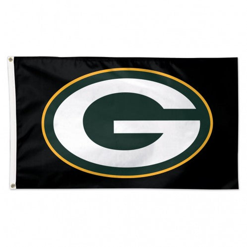 Packers Logo Flag (Black)