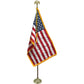 U.S. Flag with Pole Hem & Fringe