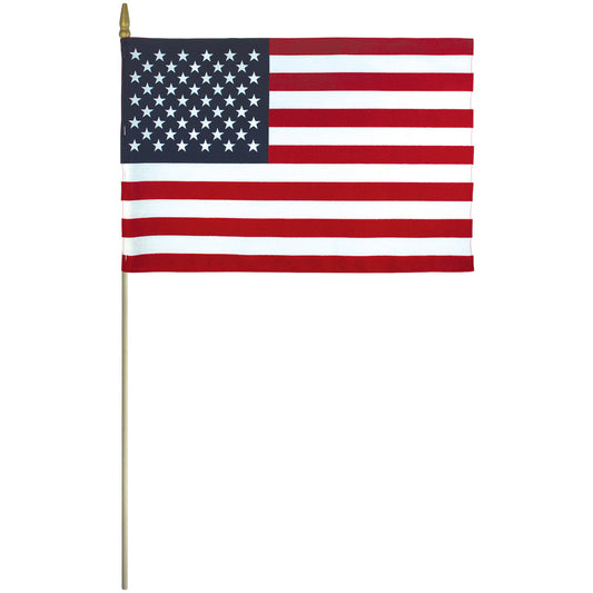 USA Stick Flag (Hemmed Edge)
